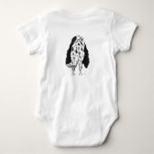 Große Nasen-englischer Setzer Baby Strampler (Rückseite)