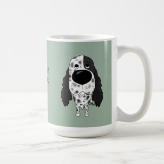 Große Nasen-englischer Setzer Kaffeetasse