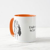 Große Nasen-englischer Setzer Tasse (Vorderseite Links)
