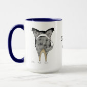 Große Nasen-glatter Collie Tasse (Links)