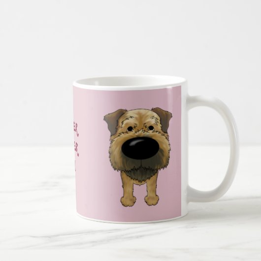 Große Nasen-Grenze Terrier Kaffeetasse (Rechts)