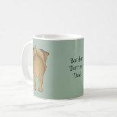 Große Nasen-Grenze Terrier Kaffeetasse (Vorderseite Links)