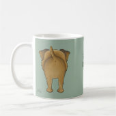 Große Nasen-Grenze Terrier Kaffeetasse (Links)