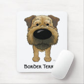 Große Nasen-Grenze Terrier Mousepad (Mit Mouse)