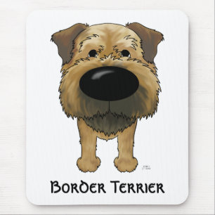 Große Nasen-Grenze Terrier Mousepad