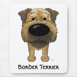 Große Nasen-Grenze Terrier Mousepad