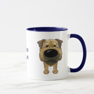 Große Nasen-Grenze Terrier Tasse