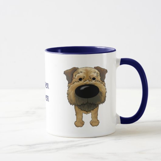 Große Nasen-Grenze Terrier Tasse (Rechts)