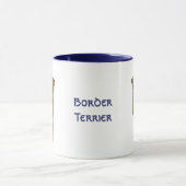 Große Nasen-Grenze Terrier Tasse (Zentrum)