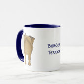 Große Nasen-Grenze Terrier Tasse (Vorderseite Links)
