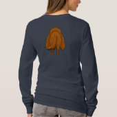 Große Nasen-Irischer Setter T-Shirt (Rückseite)