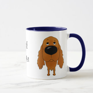 Große Nasen-Irischer Setter Tasse