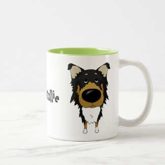Große Nasen-rauer Collie Zweifarbige Tasse