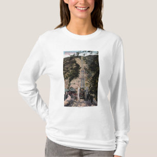 Große Neigungs-Eisenbahn-Ansicht T-Shirt