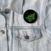 Große Neon Green Masks Mini-Taste Button (Beispiel)