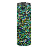 Große Neonzirkel Thermischer Tumbler Thermosbecher (Rückseite)