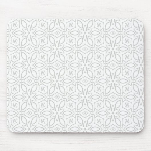 Große neutrale Boho-Geometrie-Mauspad für den Schr Mousepad (Vorne)