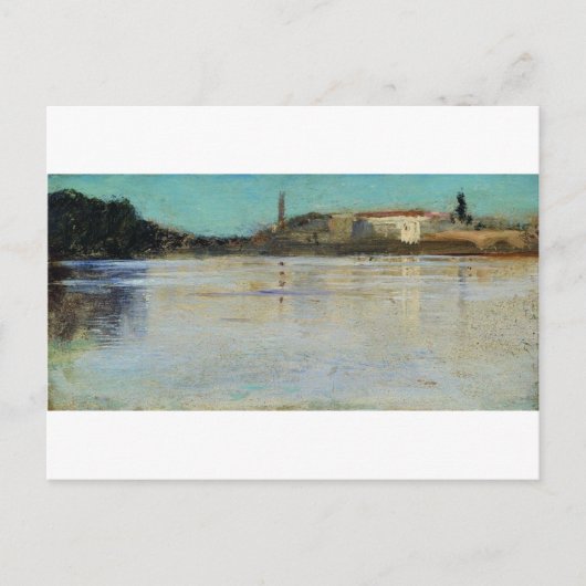 Große Nevka von Ivan Shishkin Postkarte (Vorderseite)