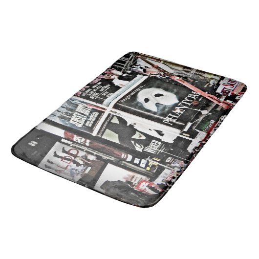 Große New York City Phantom Bath Mat Badematte (Schrägansicht)
