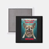 Größe nicht ...Angst tut! Aufkleber Magnet (Vorderseite/Rückseite)