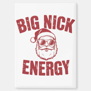 Große Nick Energie Lustiger Weihnachtsmann Unversc Magnet