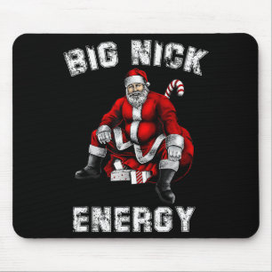 Große Nick Energie Lustiger Weihnachtsmann Weihnac Mousepad