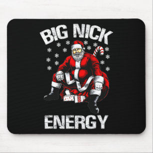 Große Nick Energie Lustiger Weihnachtsmann Weihnac Mousepad