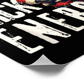 Große Nick Energie Lustiger Weihnachtsmann Weihnac Poster (Ecke)