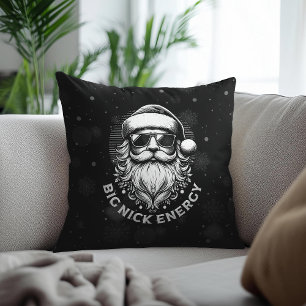 Große Nick Energie Santa Lustiges Weihnachten Xmas Kissen