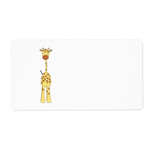 Große Niedliche Giraffe. Cartoon Animal. (Vorne)