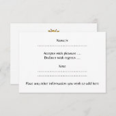 Große Niedliche Giraffe. Cartoon Animal. RSVP Karte (Vorne/Hinten)