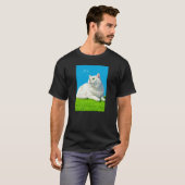 Große niedliche Katze T-Shirt (Vorne ganz)