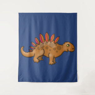 Große Niedliche Stegosaurus Kids Wall Hängt für Ra Wandteppich