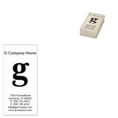 große, niedrigere Kreditkarte Gummistempel (Stempel)