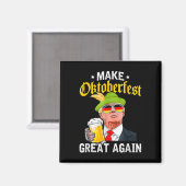 Große Nochmal Funny Pro Trump 2024 Magnet (Vorderseite/Rückseite)