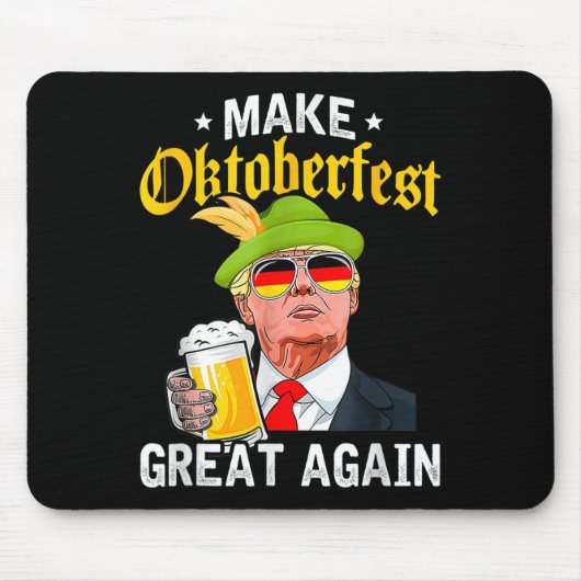Große Nochmal Funny Pro Trump 2024 Mousepad (Vorne)