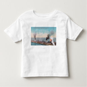 Große Norddock-Ansicht, SS Dakota und Kleinkind T-shirt