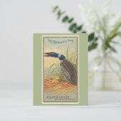 Große Nordtaucher (Loon) Postkarte (Stehend Vorderseite)