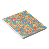 Große Notepad- oder Jotter-, Ditzy Orange-Blume Notizblock (angewinkelt)