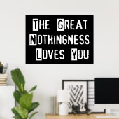 Große Nothness-Lieben Poster (Heimbüro)
