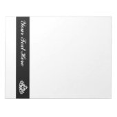 Große Notizleiste Pad Pageant Crown Notizblock (Vorderseite)