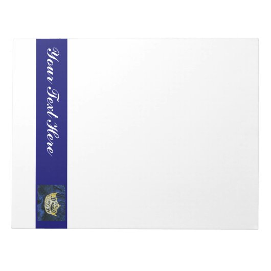 Große Notizleiste Pad Pageant Crown Notizblock (Vorderseite)