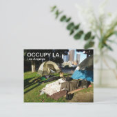 Große Occupy LA Postcard! Postkarte (Stehend Vorderseite)