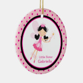 Große oder kleine Schwester-magische feenhafte Keramikornament (Rechts)
