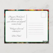 💚 💜 💛 Große Offenbarung: Mardi Gras Magic Postkarte (Rückseite)