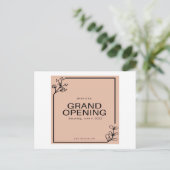 Große öffnende Vorlage, Banner, Poster. Buchstaben Postkarte (Stehend Vorderseite)