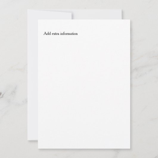 Große Öffnung des Geschäfts Einladung (Rückseite)