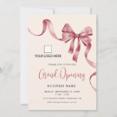 Große Öffnung - Modernes Multifunktionslogo Einladung (Vorderseite)