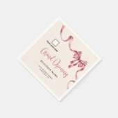 Große Öffnung - Modernes Multifunktionslogo Serviette (Ecke)