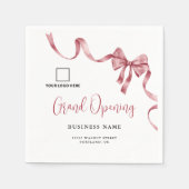 Große Öffnung - Modernes Multifunktionslogo Serviette (Vorderseite)